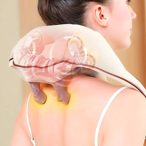 Adjustable Neck Shoulder Massager Big Belt (1 Pc)