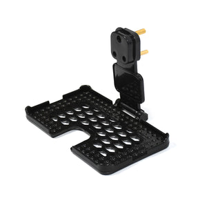 6496b Multi-purpose Wall Holder Stand For Charging Mobile Just Fit In Socket And Hang ( Black )