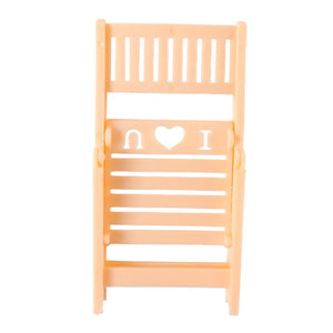 Mini Chair Shape Mobile Stand Holder (1 Pc Peach Color)
