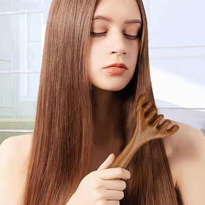 Manual Wooden Style Head Neck Scalp Massager (1 Pc)