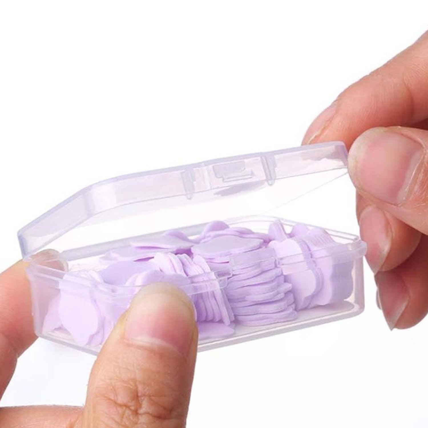 Mini Portable Travel Soap Paper Sheets Flower Shape (100 Pcs Set Approx Mix Color)