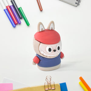 Cartoon-shaped Pencil Sharpener With Built-in Eraser - Fun Practical Stationery (1 Pc Mix Design)