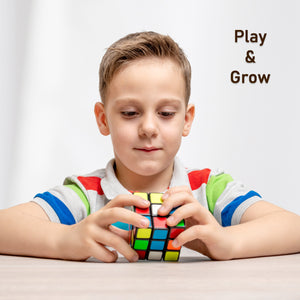 0869 3x3x3 Cube Solving Kit - Includes Cube Formula Sheets Perfect For Beginners And Enthusiasts 3d Puzzles Game Rubick Cube Puzzle Cubes Rubix Cube (1 Pc )