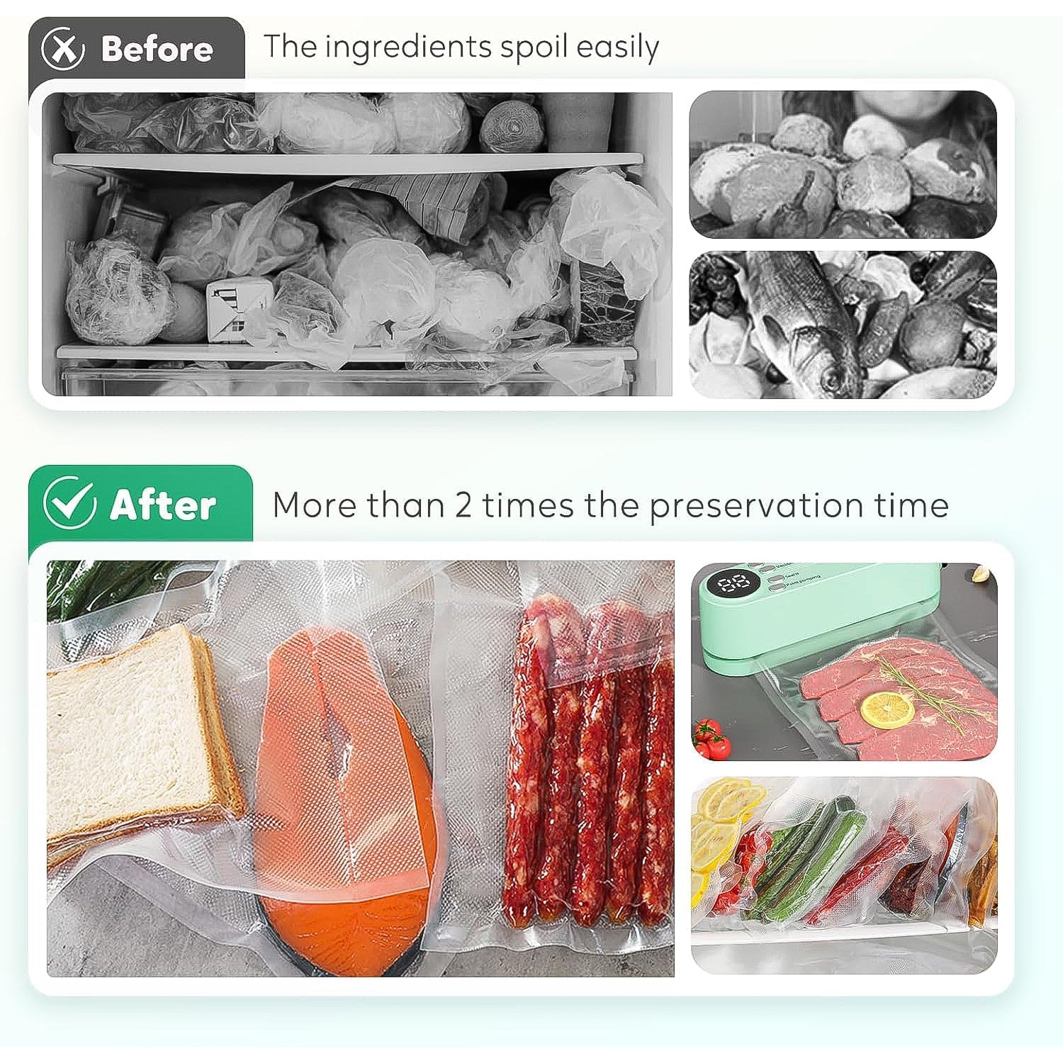 Rechargeable Electric Vacuum Sealer Machine