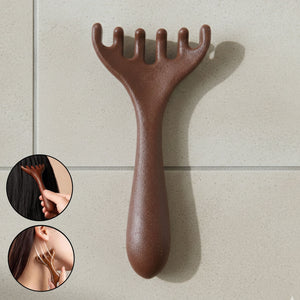Manual Wooden Style Head  Neck Scalp Massager (1 Pc)