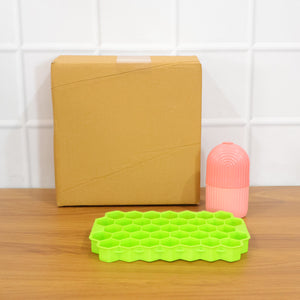 Face Icer Roller With Honeycomb Ice Tray (2 Pc )