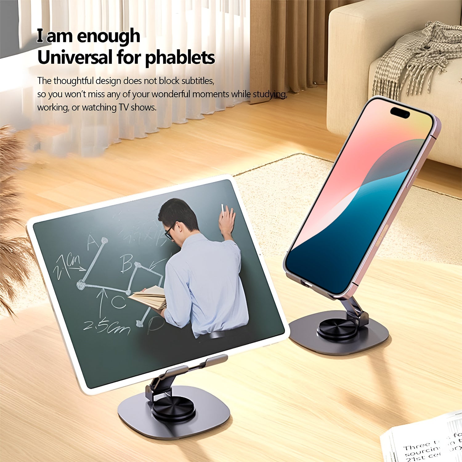 Mobile Stand Foldable  360 Rotatable Mobile Stand (1 Pc)
