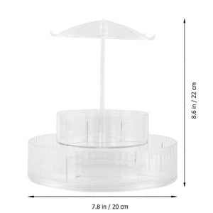 Premium 360 Rotating Makeup  Jewellery Organizer Stand (1 Pc)