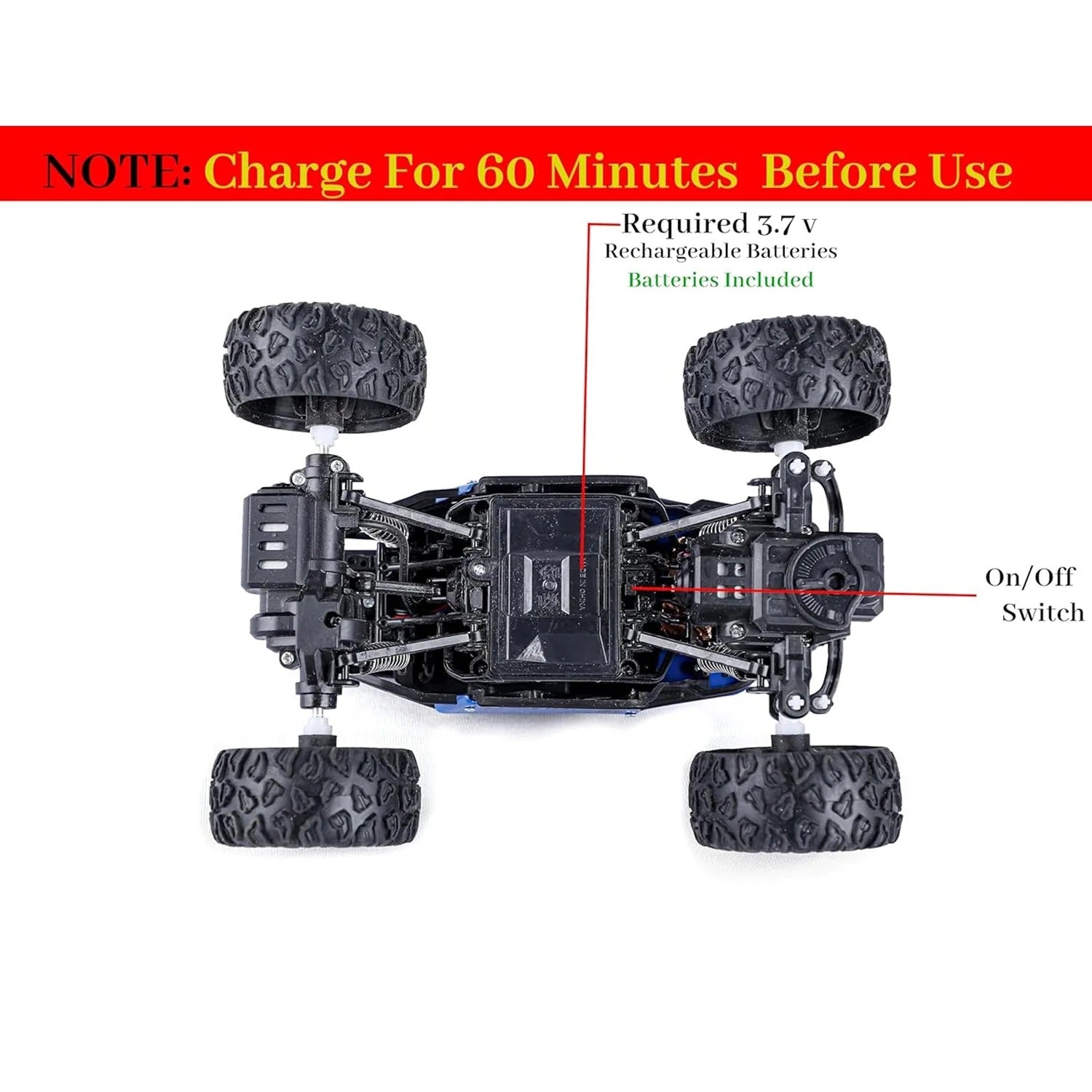 1:18 Scale Off-Road RC Rock Crawler & All-Terrain Monster Truck